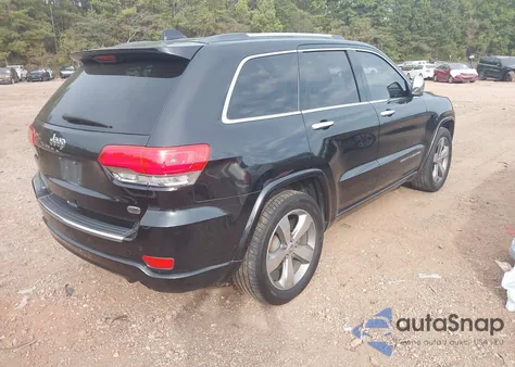 2014 Jeep Grand Cherokee Overland z USA, uszkodzony, nr VIN 1C4RJECG9EC125403